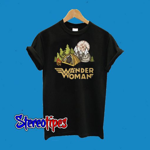 Wander Woman Camping Mountains T-Shirt