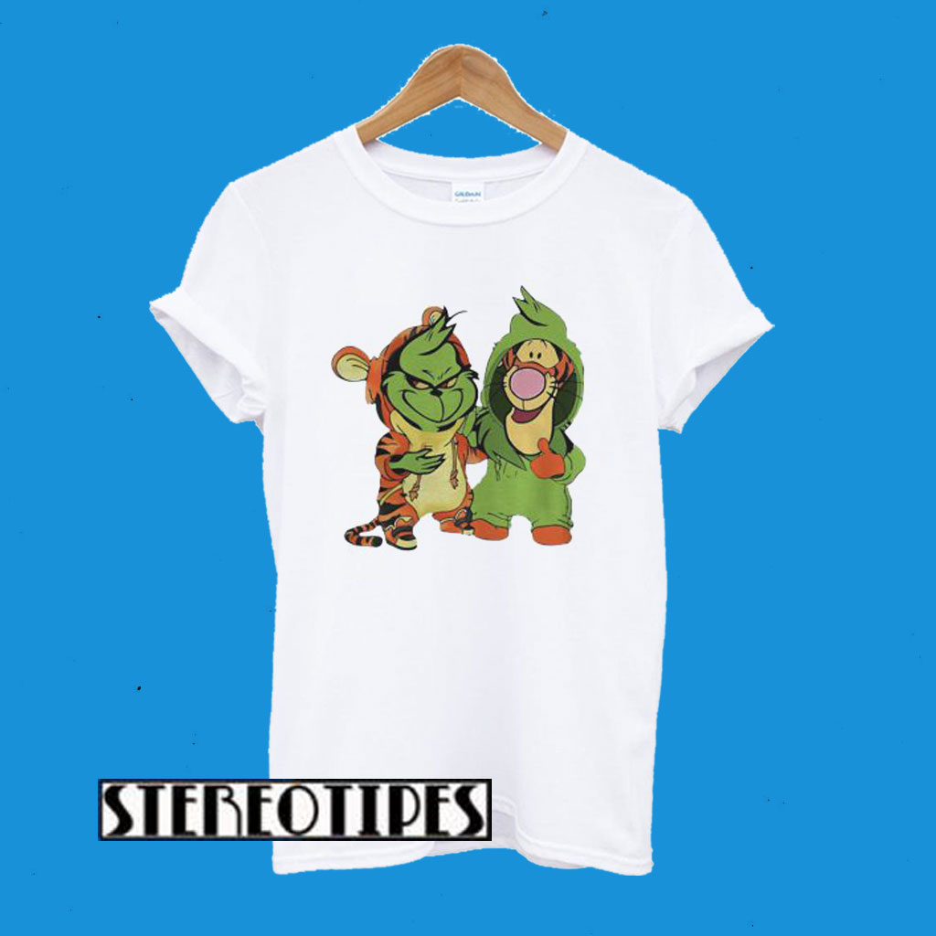 Baby Grinch And Baby Tigger T-Shirt