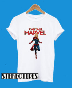 Captain Marvel Space Pose T-Shirt