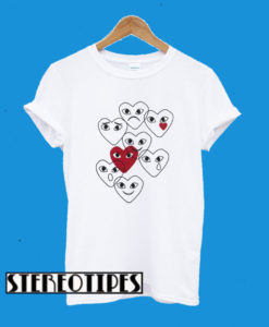 Comme Des Garcons Play Emoji Collection T-Shirt