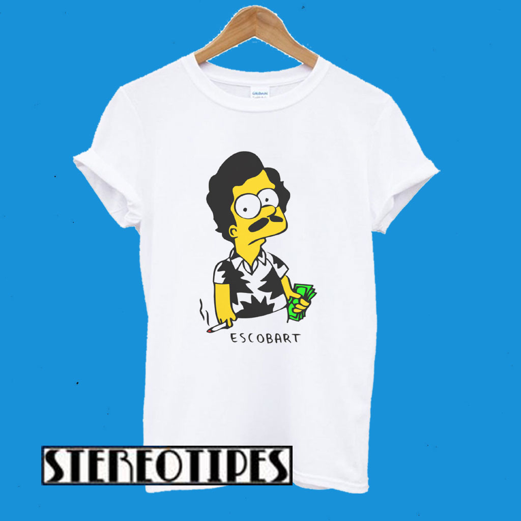 Escobart – Bart Simpson – Pablo Escobar T-Shirt