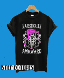 Majestically Awkward Funny Ostrich T-Shirt