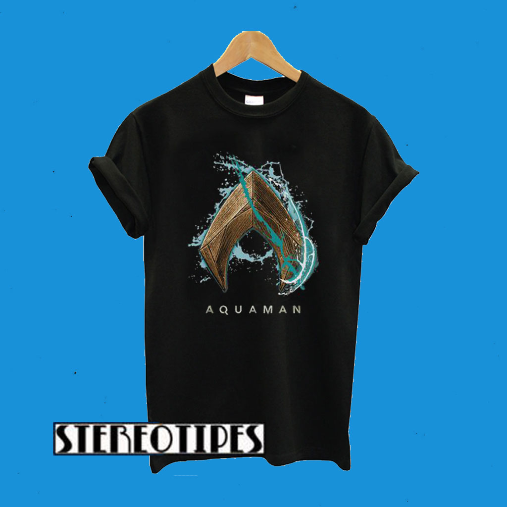Water Logo Aquaman T-Shirt