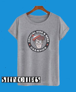 Wheres Waldo – Mens Champion T-Shirt
