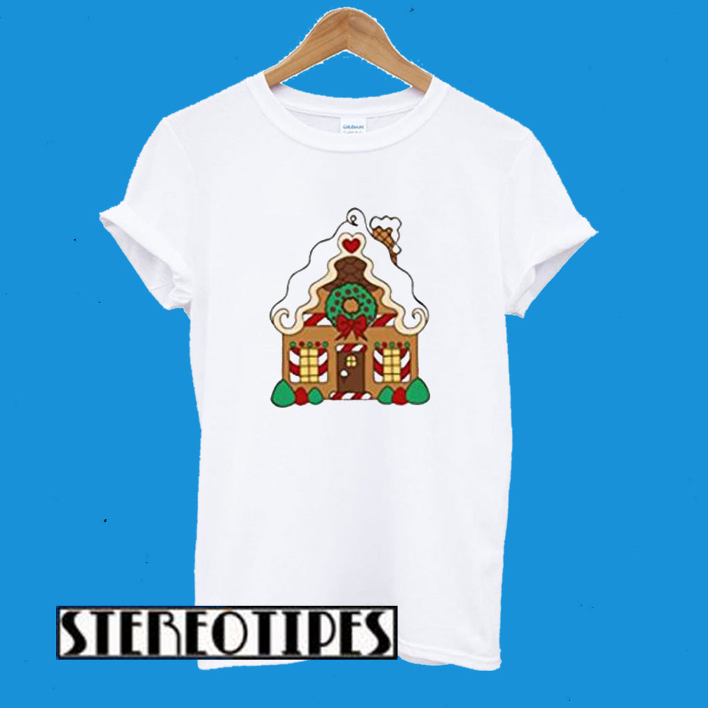 Christmas Gingerbread House T-Shirt