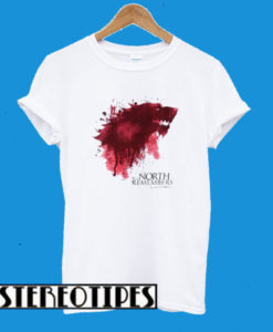 Game Of Thrones The North Remembers Blood Wolf T-Shirt