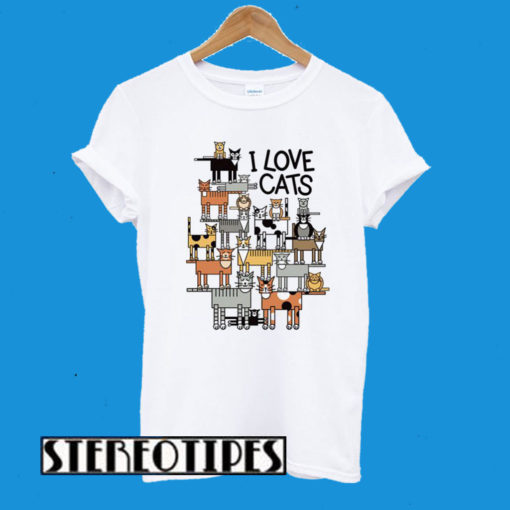 I Love Cats T-Shirt