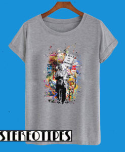 Love Is The Answer Albert Einstein Banksy Art T-Shirt