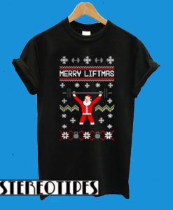 Merry Liftmas Santa Christmas T-Shirt