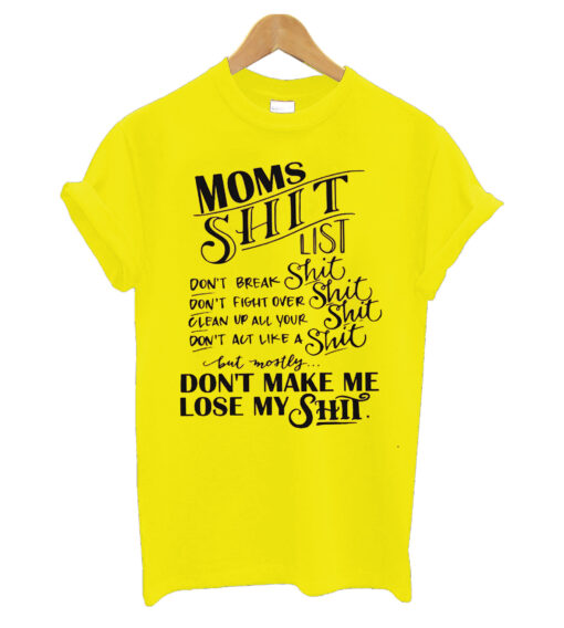 Mom's-Shit-List-t-shirt