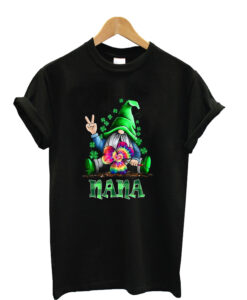 Nana-Gnome-St-Patricks-Day-t shirt