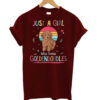 Just A Girl Who Loves Goldendoodles Cute Dog Lover Gifts T-Shirt