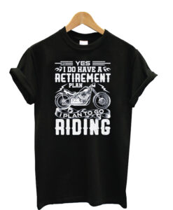 Retirement Motorcycle Gift Motorcycle Retired Shirt Funny Retirement Plan Gift Short-Sleeve Unisex T-Shirt