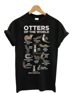 Type of Otters Cute T-Shirt