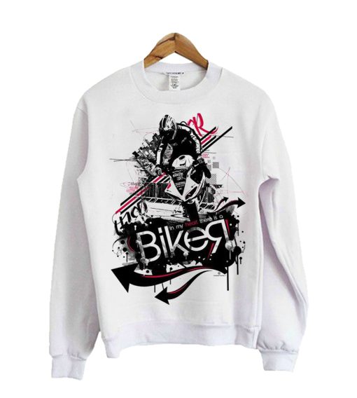 Biker In My Heart Sweatshirt