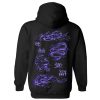 Dragon China Purple Hoodie