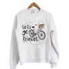 Let's go travel,Crewneck Sweatshirt