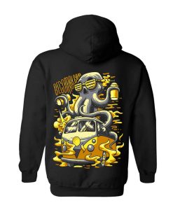 Octopus Bus Sky Hoodie
