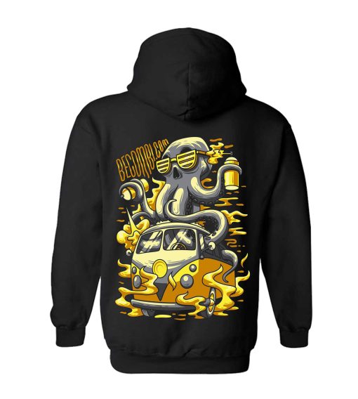 Octopus Bus Sky Hoodie