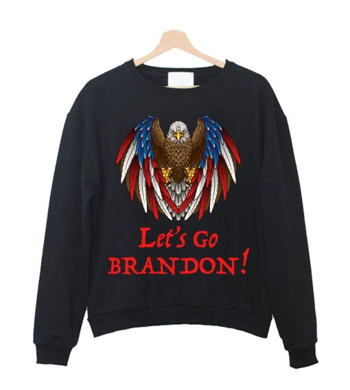 Lets Go Brandon falcon Amerika Serikat Sweatshirt