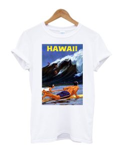 Hawaii Vintage Travel Poste T Shirt