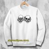 Hear See No Evil Skull Sweatshirt