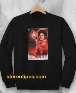 Michael Jackson Thriller Poster Sweatshirt