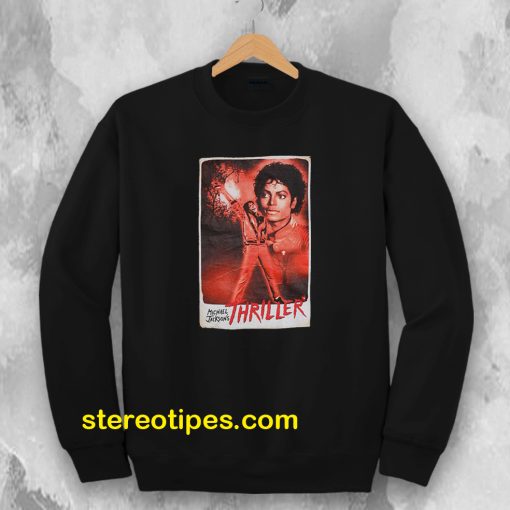 Michael Jackson Thriller Poster Sweatshirt