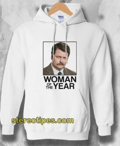 Ron Swanson Woman of the Year Parks and Recreation Hoodie