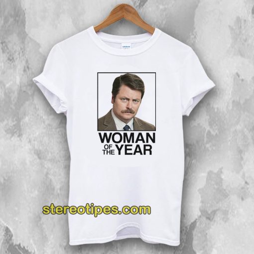 Ron Swanson Woman of the Year Parks and Recreation T-shirt