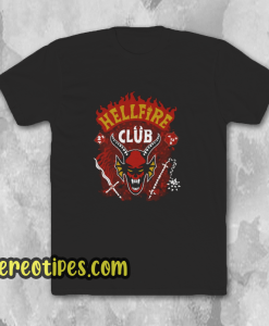Hellfire Club Starnger Things T-Shirt
