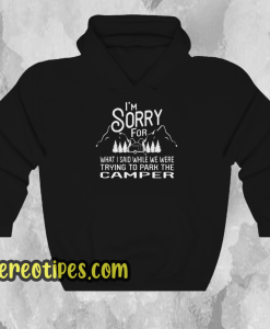I’m Sorry For What I Said When Park The Camper Unisex Hoodie