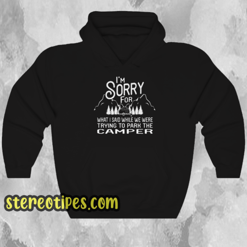 I’m Sorry For What I Said When Park The Camper Unisex Hoodie