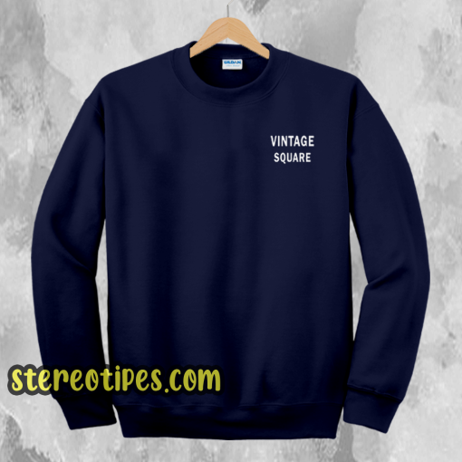 vintage square sweatshirt