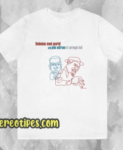 John Coltrane and Thelonious Monk t shirt