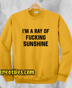 I'm A Ray Of Fucking Sunshine Sweatshirt