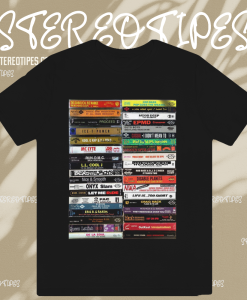 Old School Hip Hop Cassette Tape T-Shirt TPKJ1