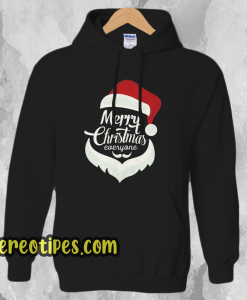 Santa style Merry Christmas Hoodie