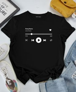 Letter And Graphic Print Tee